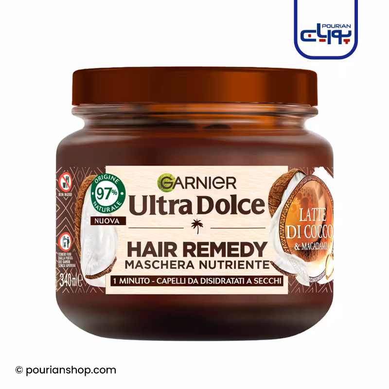 ماسک مو شیر نارگیل گارنیر