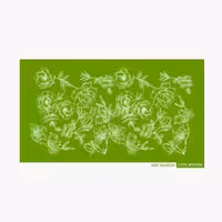 مش استنسیل گل برگ و رز متوسط سورناپارت