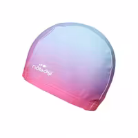 کلاه شنا نابایجی – دکتلون Nabaiji Swimming Cap – Printed Fabric – Size M – Pink / Blue