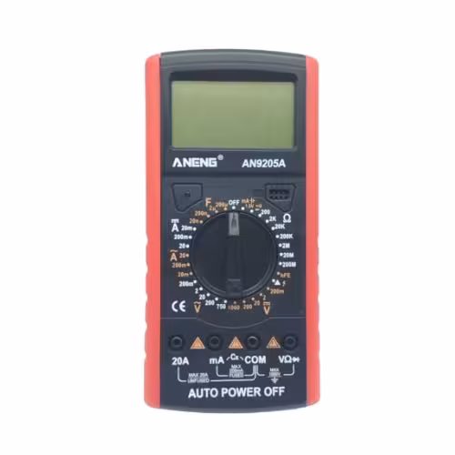 مولتی متر دیحیتال آننگ مدل ANENG AN9205A   تست خازن