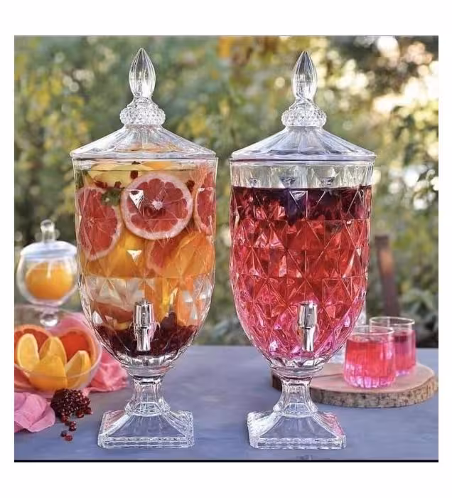 خرید کلمن شیشه ای پایه دار 55 لیتری قیمت روز