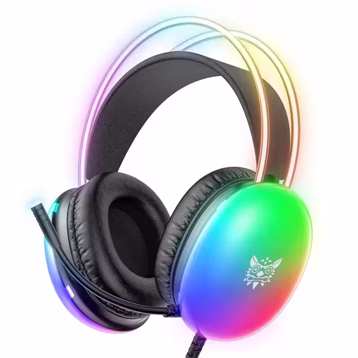 Onikuma X25 RGB Gaming Headset – Black