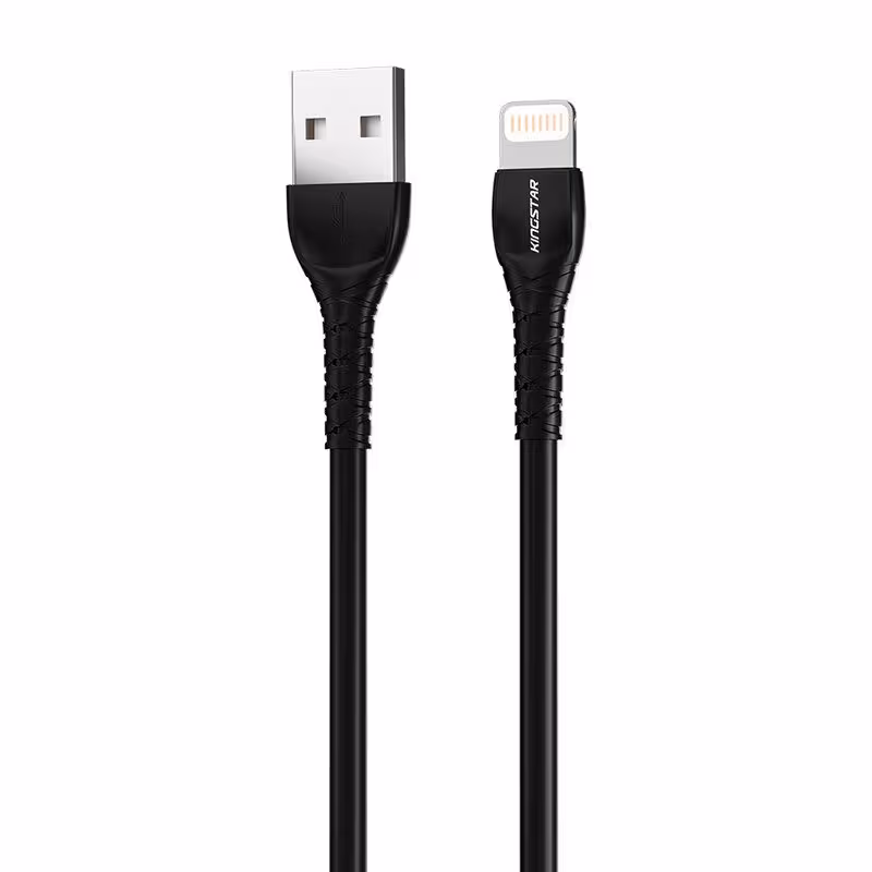 کابل تبدیل USB به لایتنینگ کینگ استار مدل K101 i طول 1.1 متر بسته 10 عددیKingstar