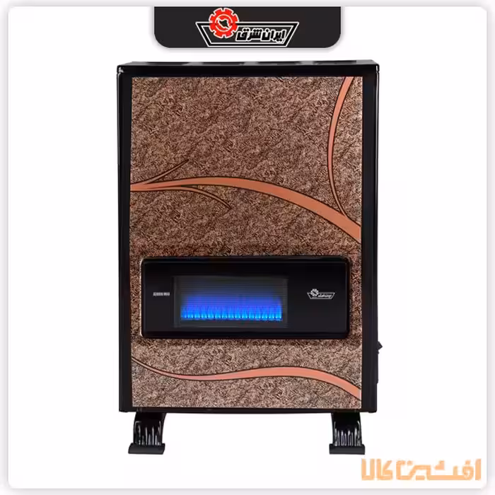 بخاری دودکش دار ایران شرق مدل 6000 (آذرین A60) طرح آریا