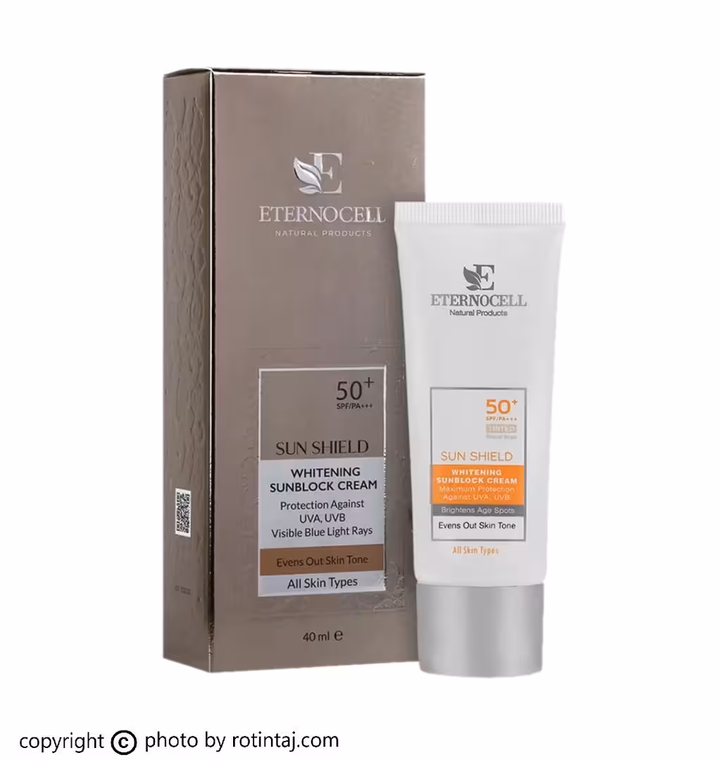 ضد آفتاب و ضد لک بژ طبیعی SPF50 اترنوسل مناسب انواع پوست 40 میلی