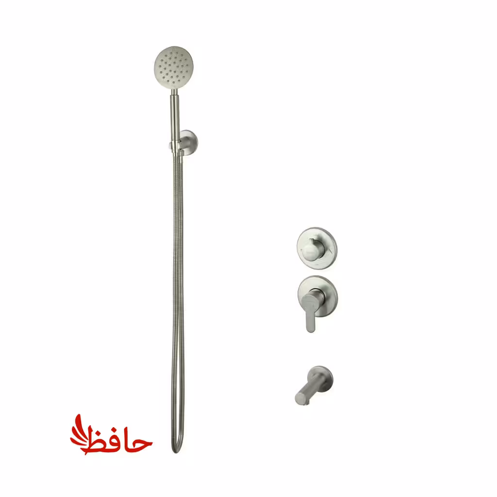 شیر حمام توکار راسان مدل ویوات تنسو کروم مات کلاس 4