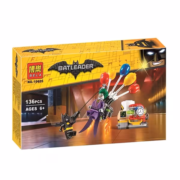 لگو بتمن مووی فرار جوکر با بالن بادکنک