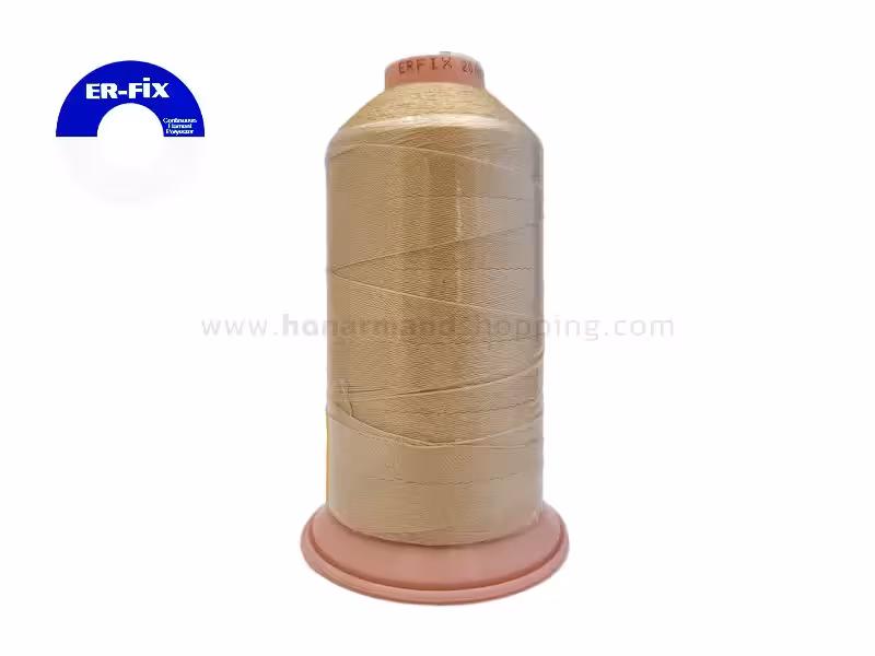 نخ دوخت پلی آرت POLYART ارفیکس رنگ کرم سایز 20