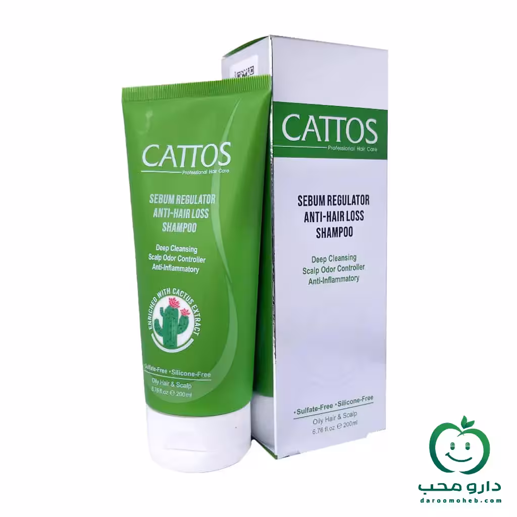 شامپو فاقد سولفات تقویت کننده موهای چرب کاتوس 200 میلی لیتر