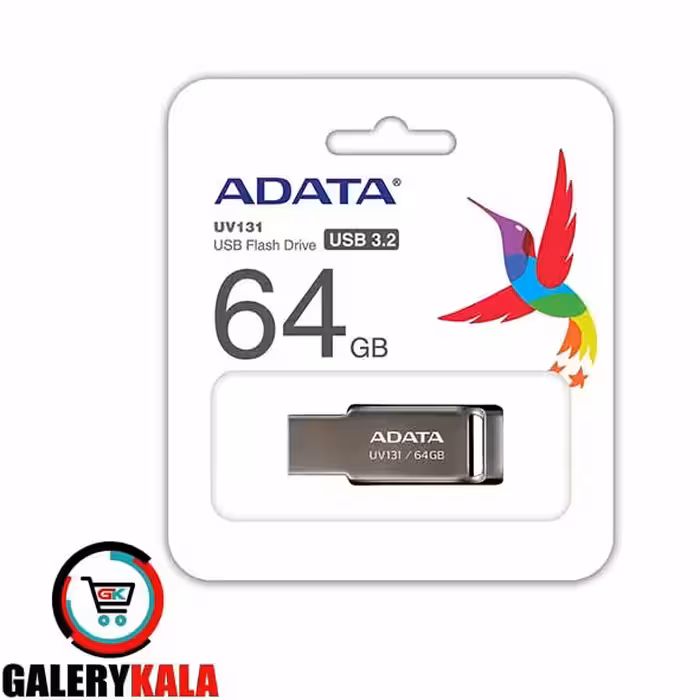 فلش مموری ای دیتا ADATA UV131 64GB ظرفیت 64 گیگابایت USB3.2