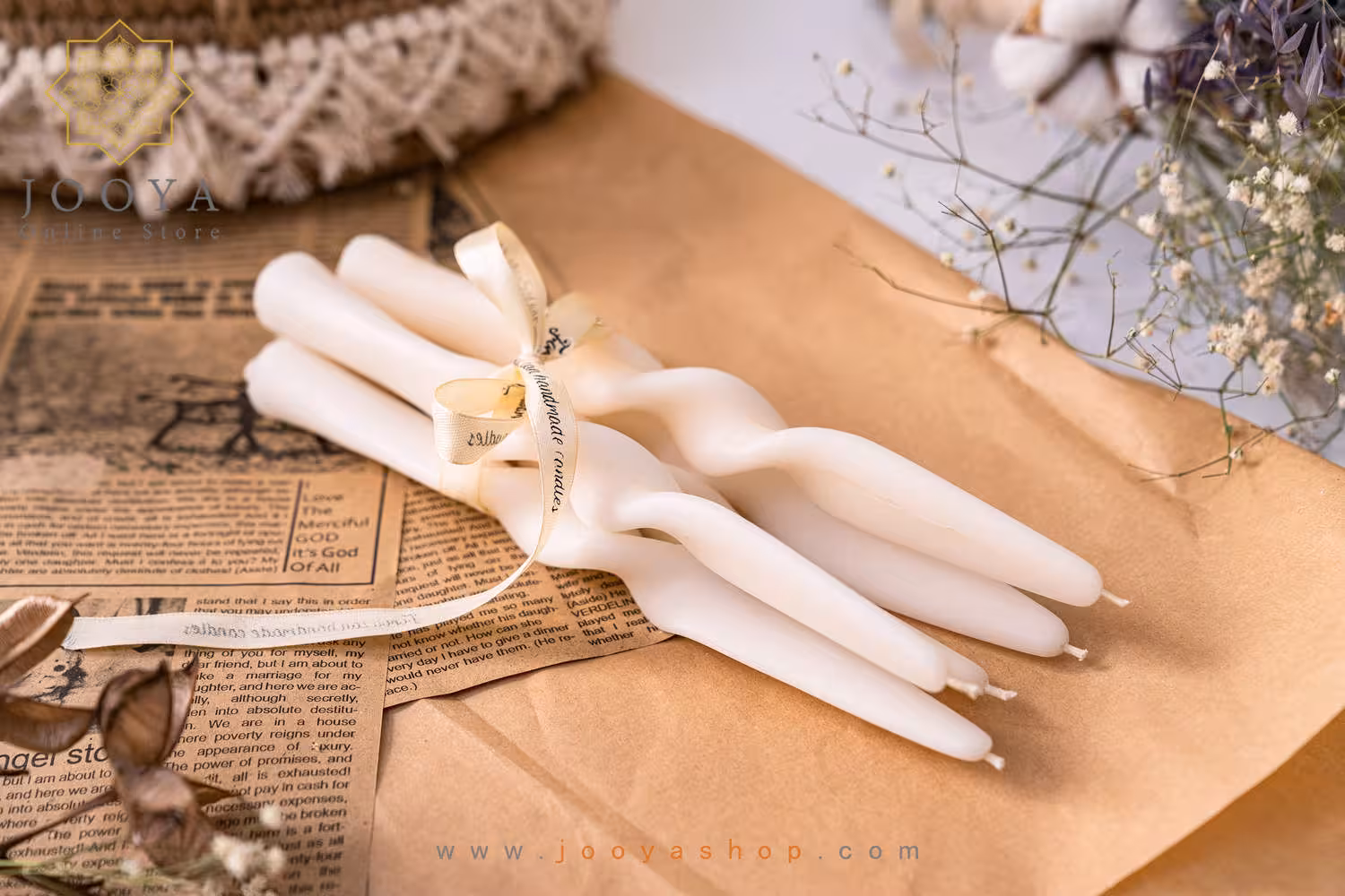 شمع طرح پیچک