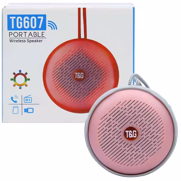 اسپیکر بلوتوث قابل حمل تی اند جی مدل TG-607