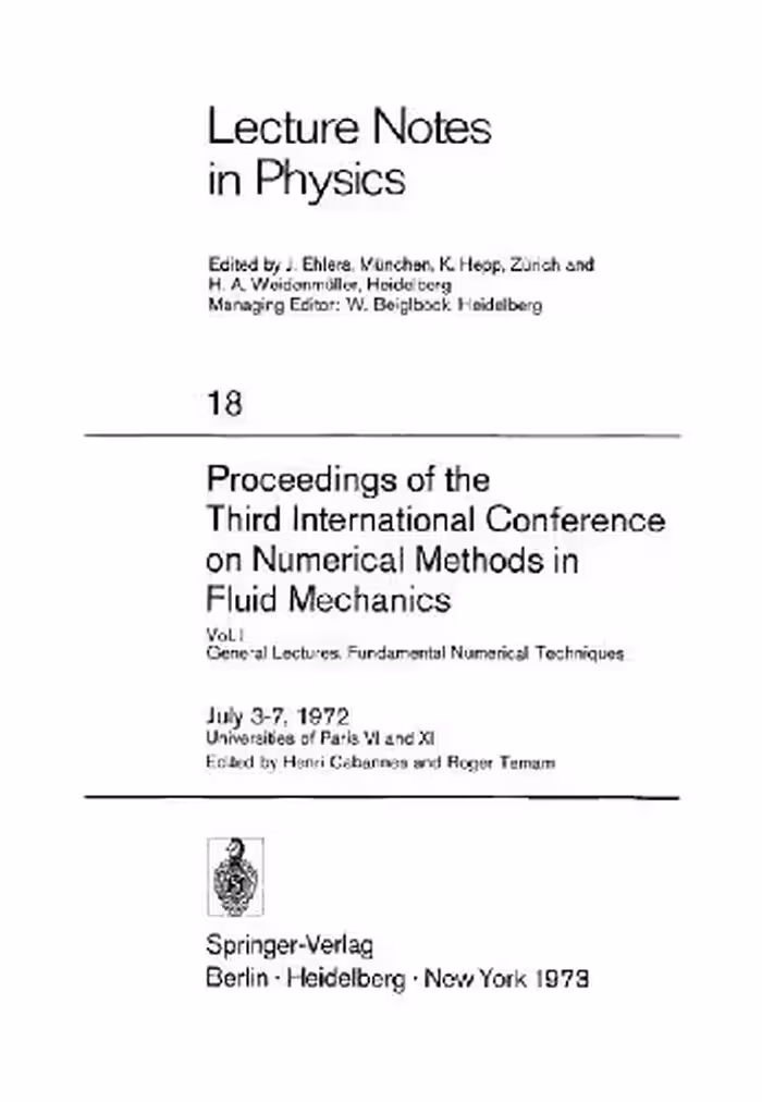 خرید و دانلود نسخه کامل کتاب Proc. 3rd int.conf. on numerical methods in fluid mechanics. Vol.1