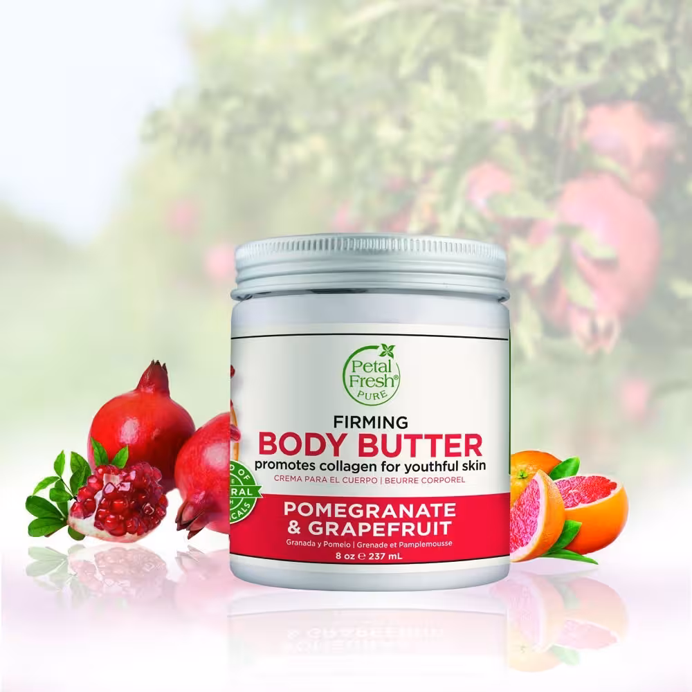 کره بدن انار و گریپ فروت پتال فرش Petal Fresh Pomegranate & Grapefruit Body Butter 237Ml
