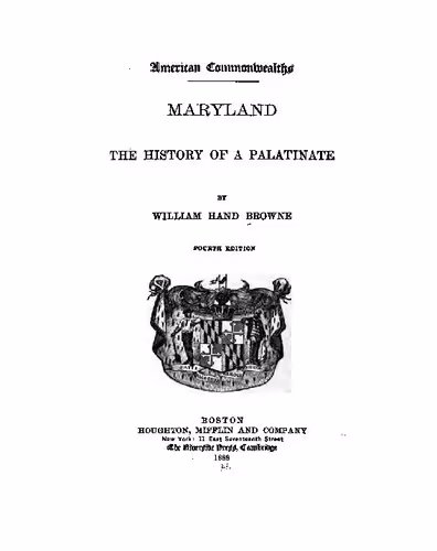 خرید و دانلود نسخه کامل کتاب Maryland. The History of a Palatinate