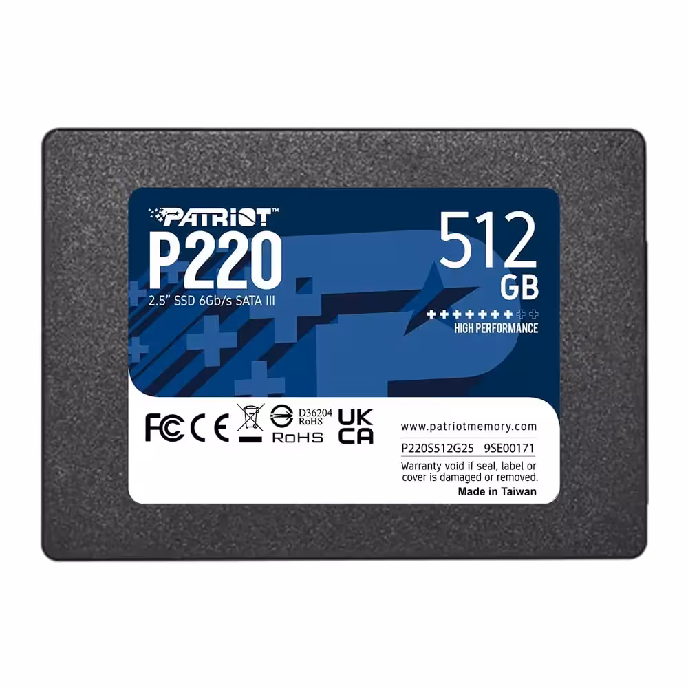 حافظه SSD پاتریوت مدل P220 – ظرفیت 512 گیگابایت