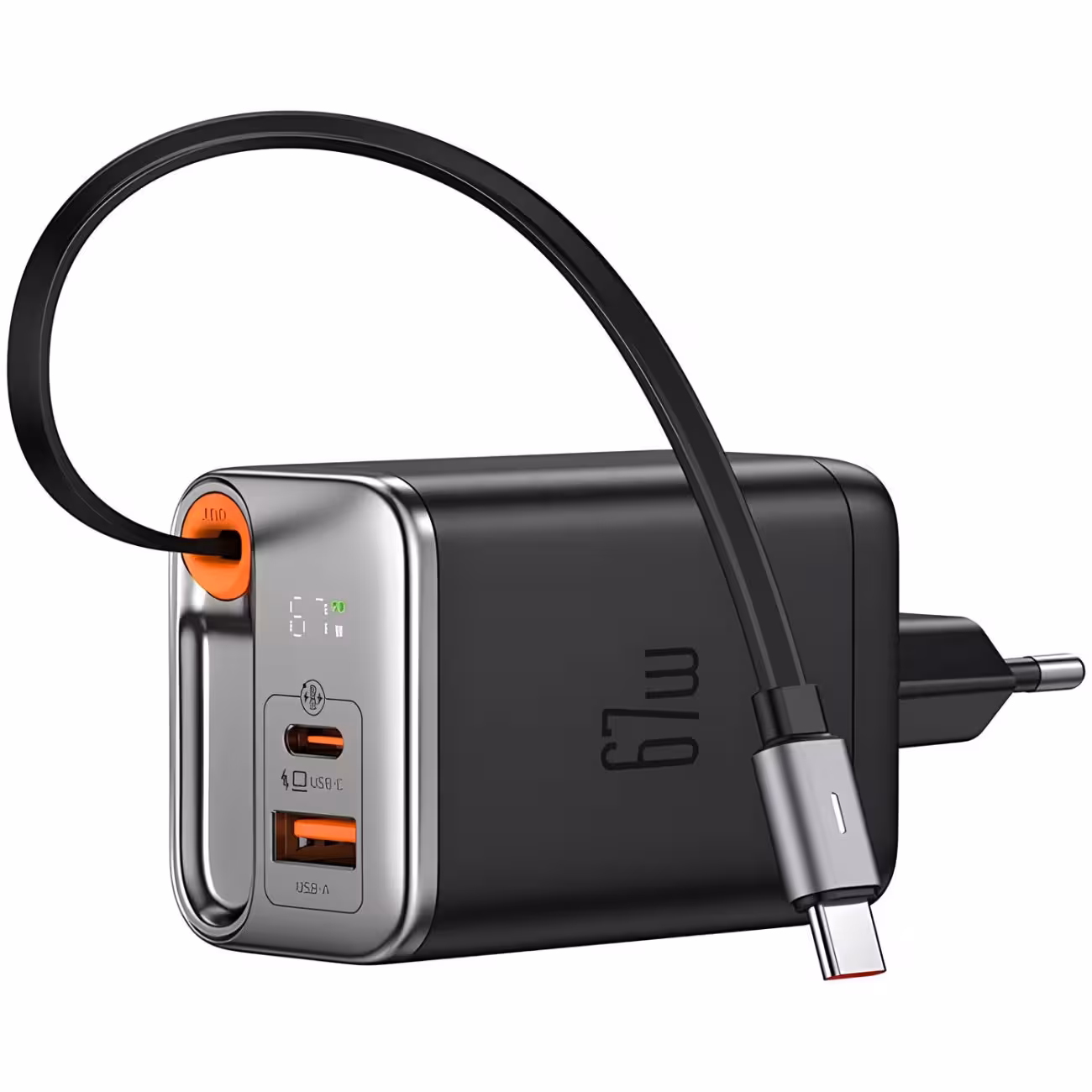 شارژر دیواری مک دودو CH-410 FreeGo GaN توان 67 وات