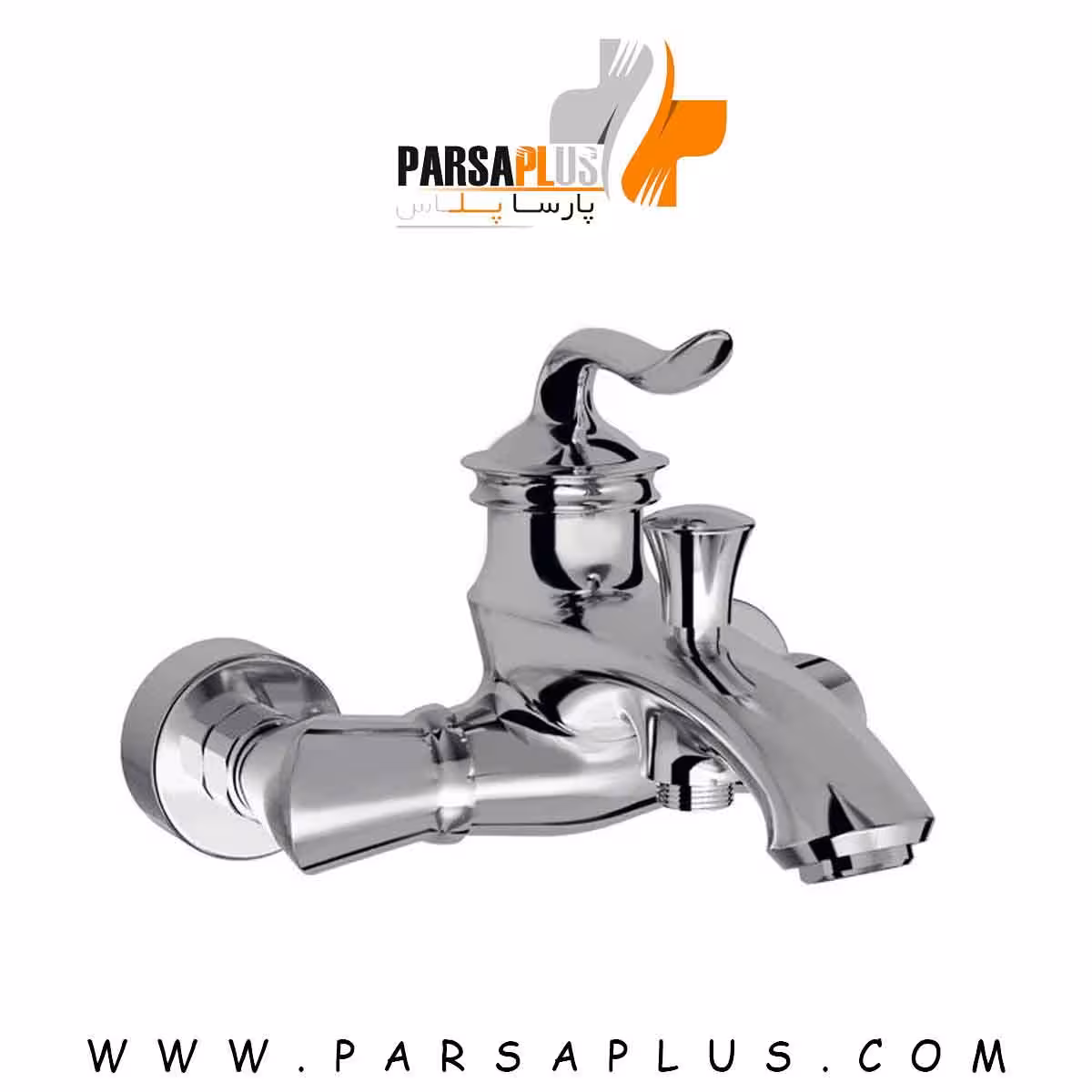 شیر حمام شودر مدل لوکا کروم