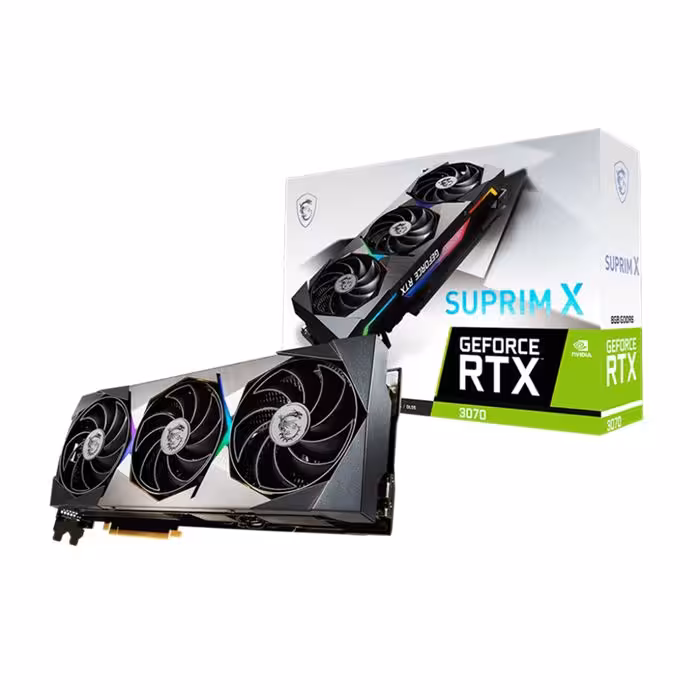 کارت گرافیک ام اس آی GeForce RTX 3070 SUPRIM X 8G LHR
