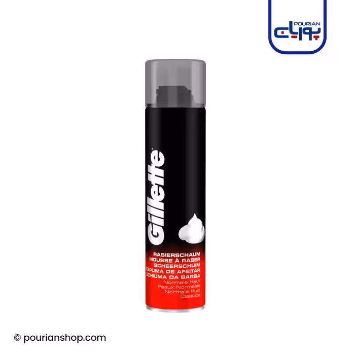 فوم اصلاح ژیلت Gillette Normal حجم 200 میلی لیتر