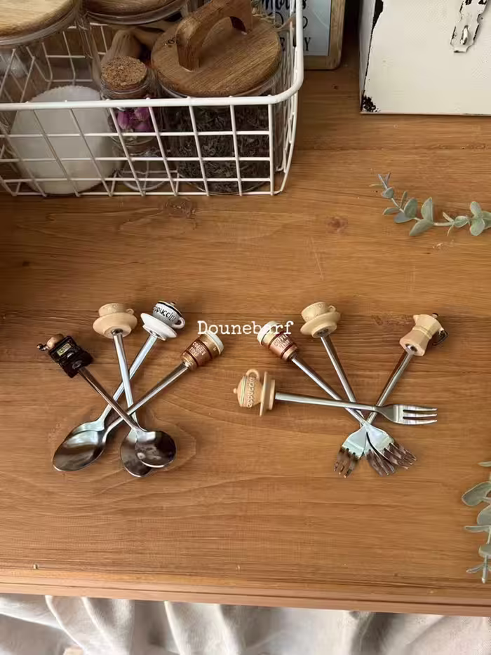 قاشق  چنگال کافی