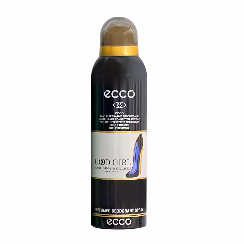 اسپری خوشبو کننده بدن ecco رایحه good girl حجم 200ml