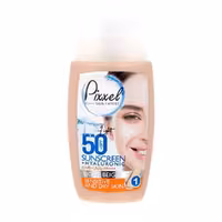 کرم ضدآفتاب پوست خشک SPF50 پیکسل ( بژ روشن )