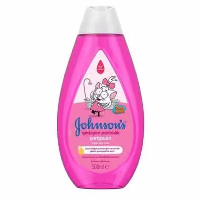شامپو درخشان کننده مو سر کودک جانسون johnsons حجم 500 میل