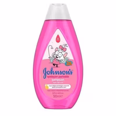 شامپو درخشان کننده مو سر کودک جانسون johnsons حجم 500 میل