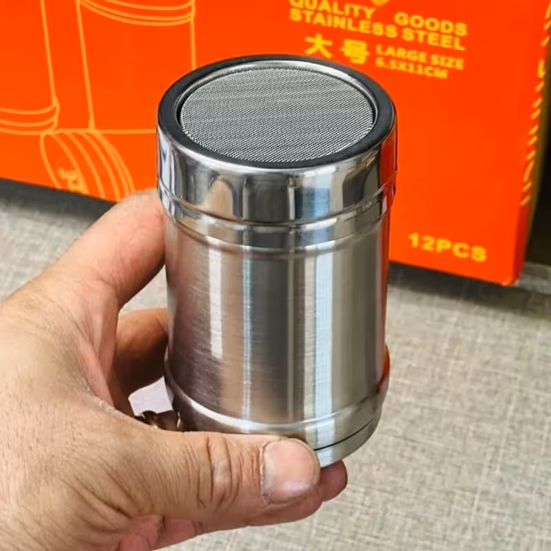 پودر پاش استیل بزرگ Z20 | amazonchi