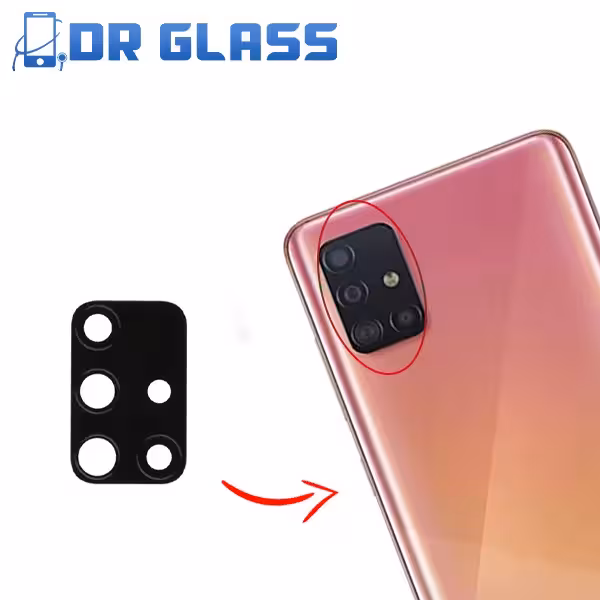 شیشه لنز دوربین سامسونگ SAMSUNG A71