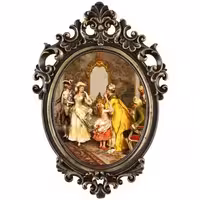 تابلو آینه ای پلی رزین مدل THE WAIT کد PH-70016