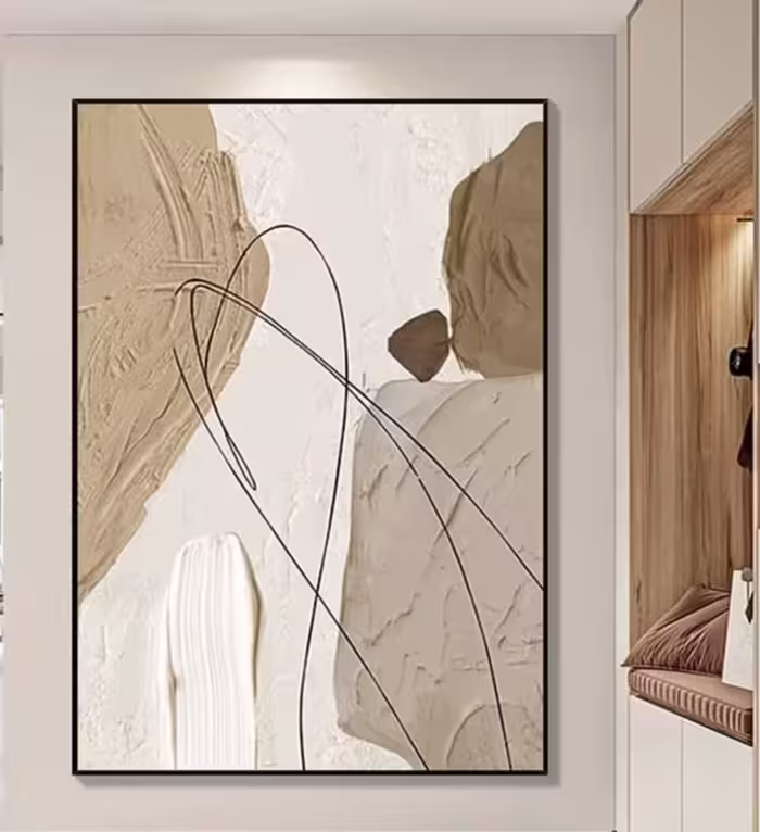 تابلو مینیمال طرح برجسته