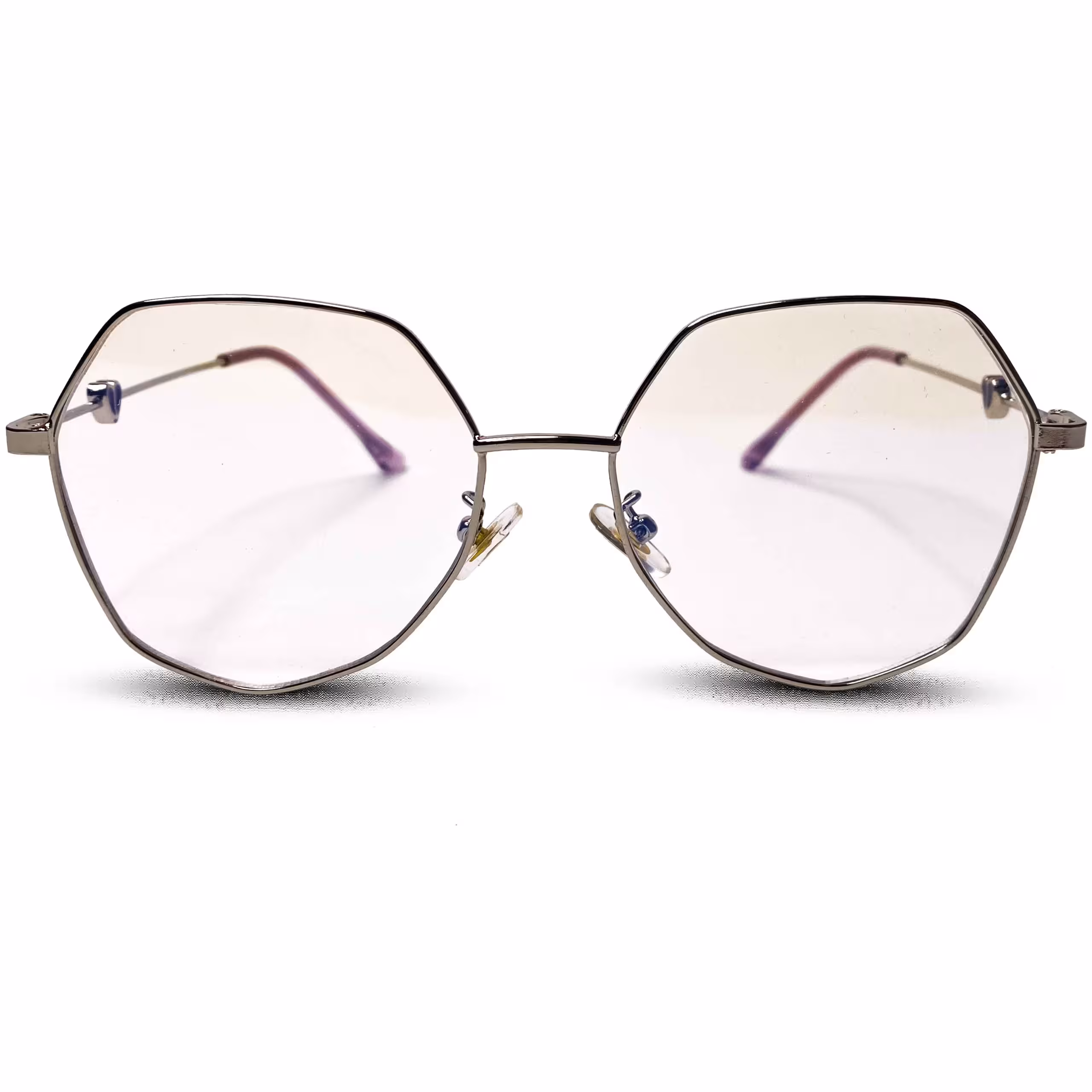 عینک طبی نقره ای فلزی اسپرت برند فندی b116