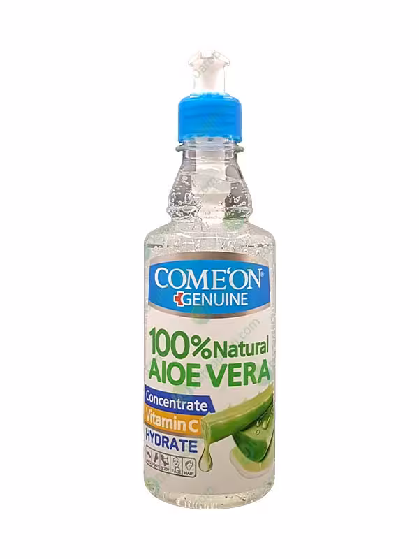 ژل آبرسان آلوئه ورا 100 درصد طبیعی کامان 400 میلی گرم – Comeon Geneva 100% Natural Aloevera Hydrate 400 ml
