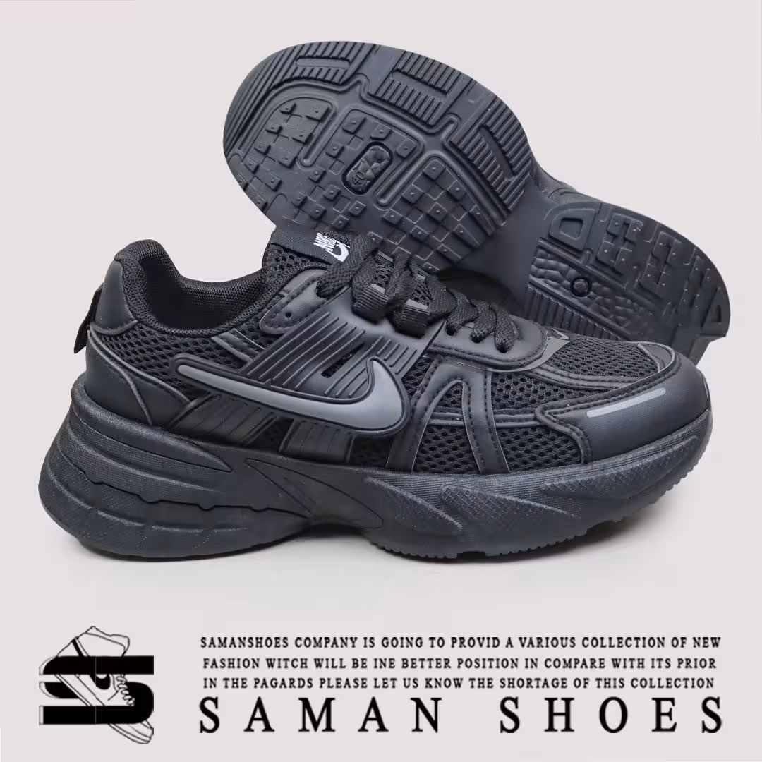 کتونی تمام مشکی مدل نایک V2K