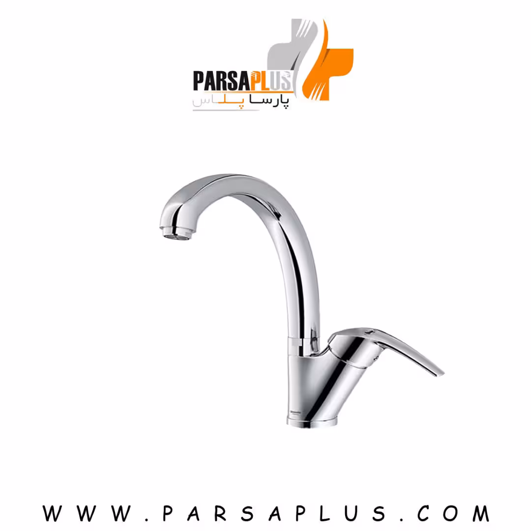 شیر آشپزخانه شودر مدل پاریس کروم