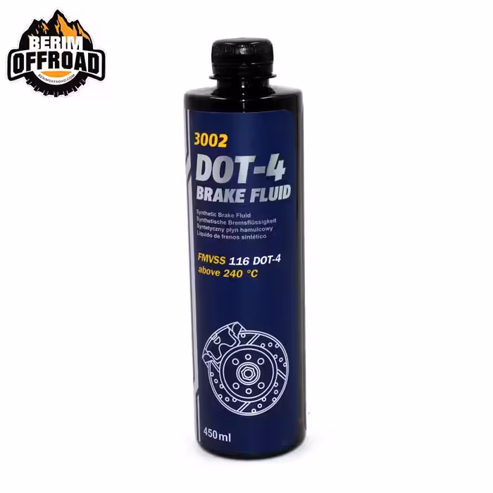 روغن ترمز موتور سیکلت برند MANNOL مدل DOT4 آلمانی