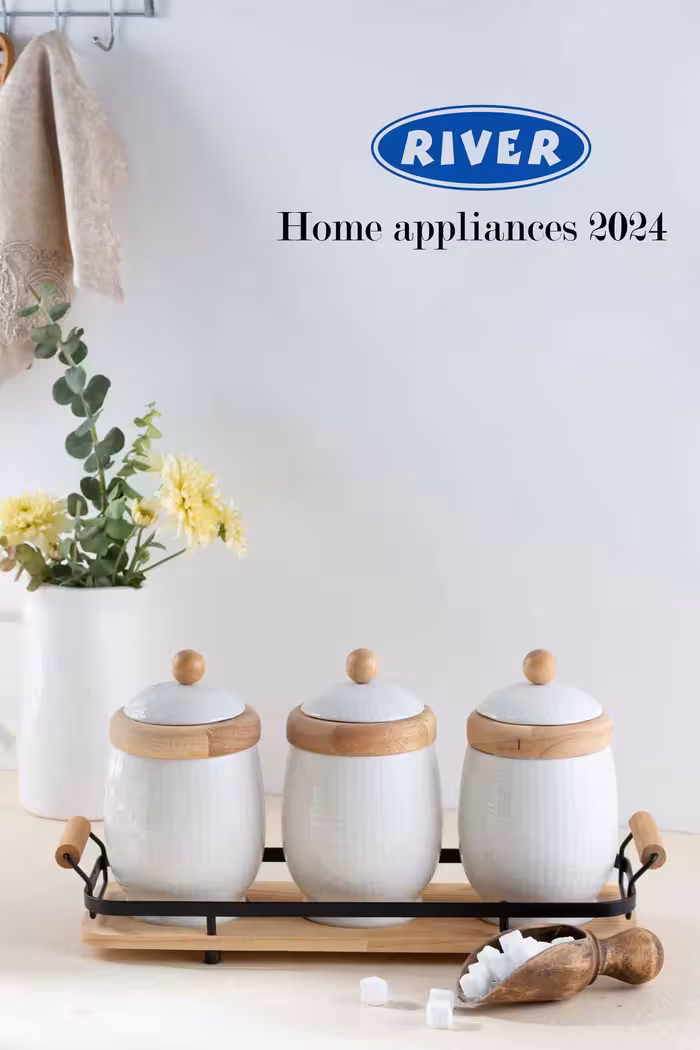 ست پاسماوری 3 تیکه تپل چوبی ریور RIVER کد 4915