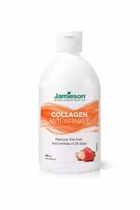مایع کلاژن ضدچروک طعم توت‌فرنگی Jamieson - حجم 420 ml
