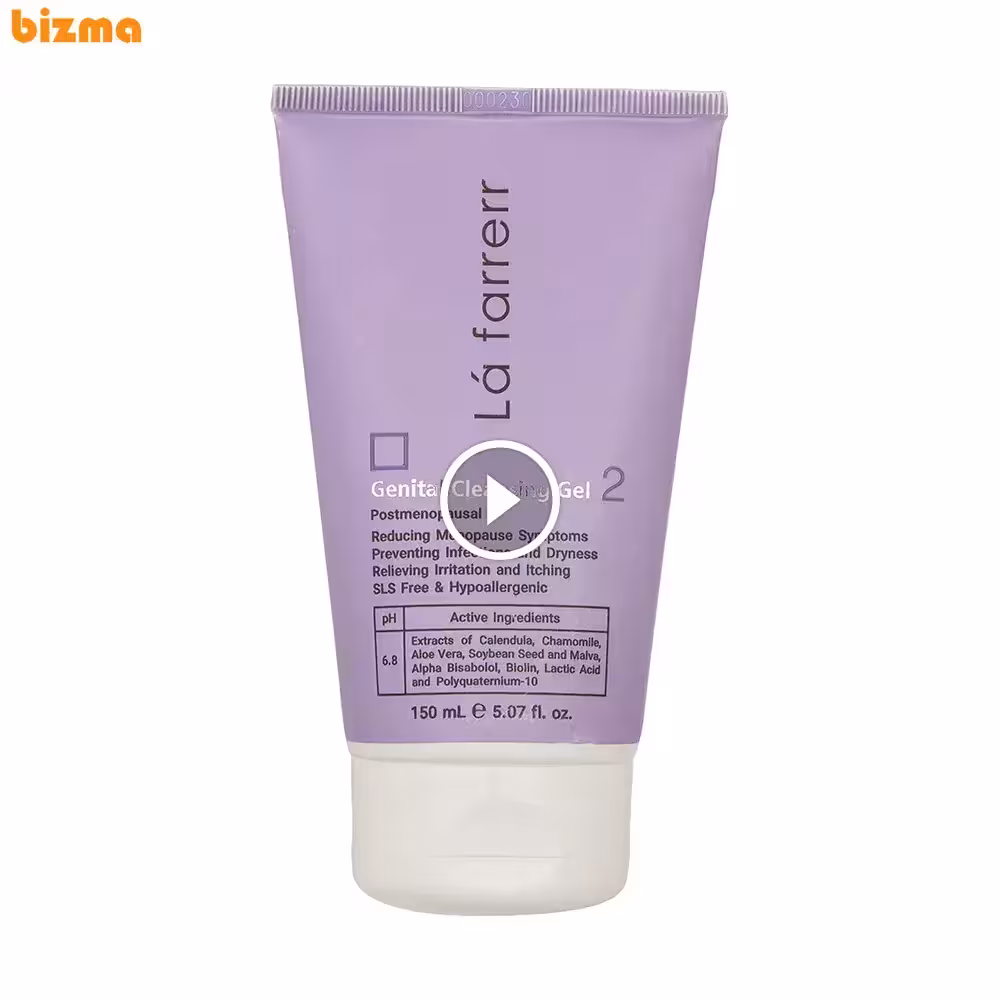 ژل بهداشتی بانوان لافارر مدل 02 مناسب بانوان یائسه حجم 150 میلی لیتر