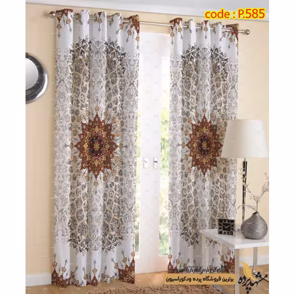 پرده پانچ طرح اسلیمی کد P585