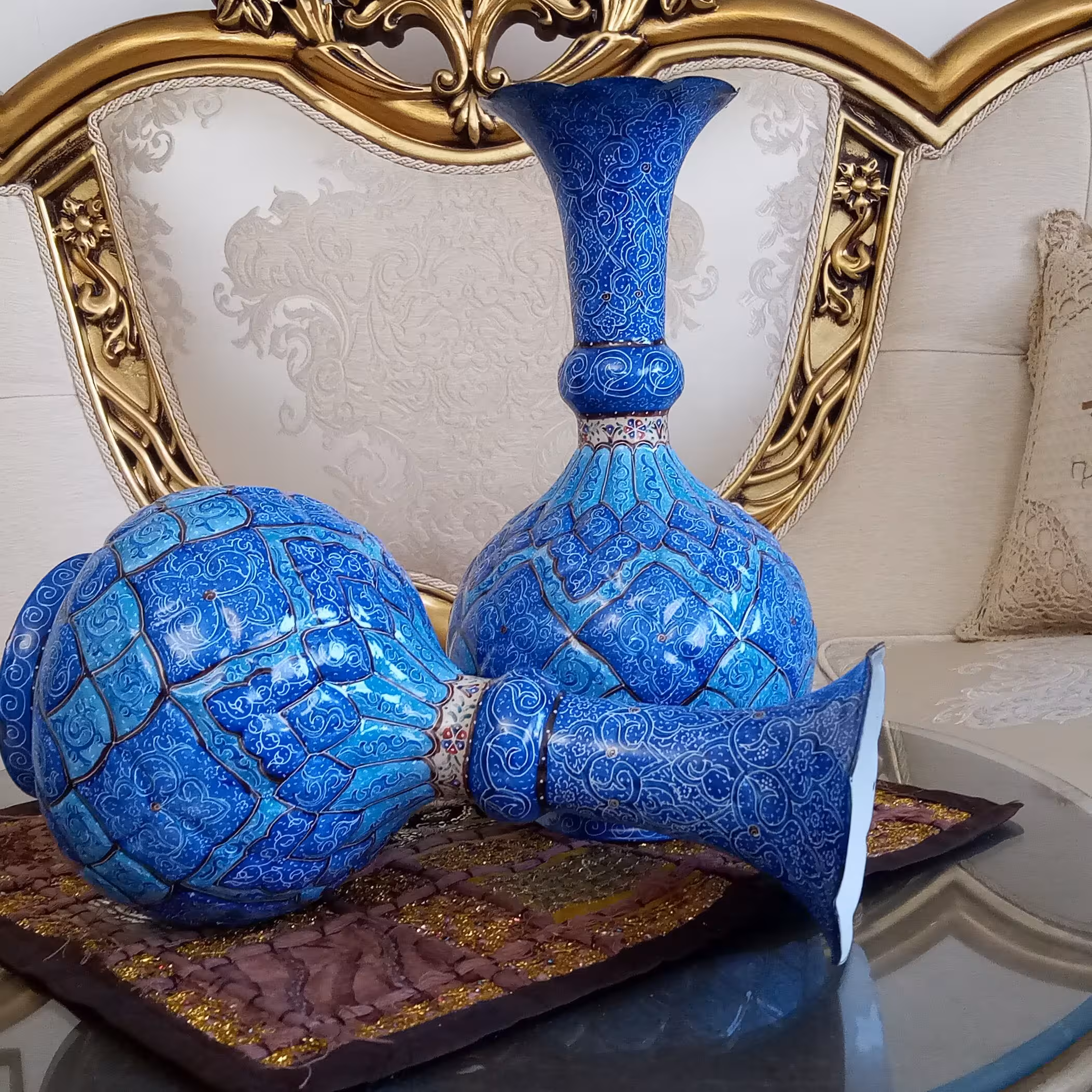 گلدان25سانتی شکمی