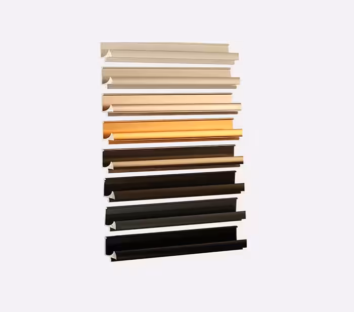 دستگیره پروفیلی لام فرم 4.8 متری سیلور آنودایز فانتونی کد L061