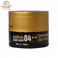 ژل مو آگیوا شماره 04 مدل gold power حجم 200 میل
