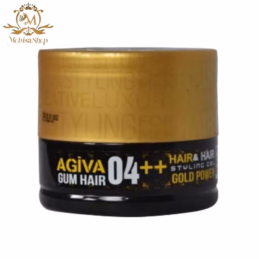ژل مو آگیوا شماره 04 مدل gold power حجم 200 میل