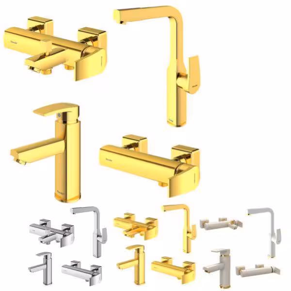 ست شیرآلات شودر مدل یونیک پلاس