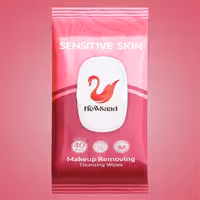 دستمال مرطوب پاک‌ کننده پوست حساس نیوساد 40 برگی