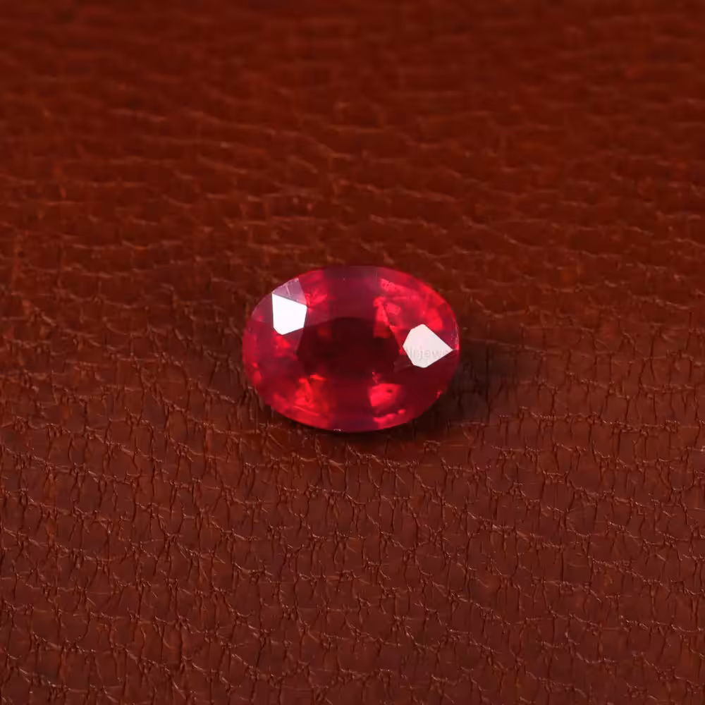 نگین یاقوت سرخ کد 30021 - جواهری مشاهیر