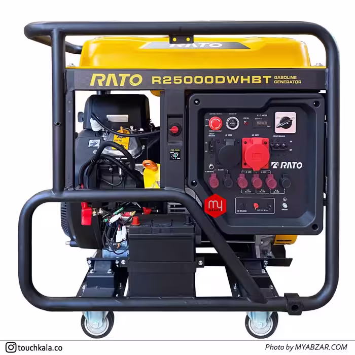 موتوربرق راتو 19 کیلووات مدل RATO R25000DWHBT (تکفاز و سه فاز)
